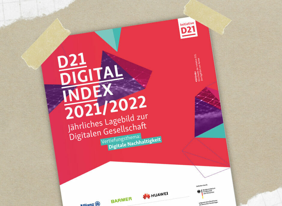 Titelseite der D21 Digital-Index 2021/22